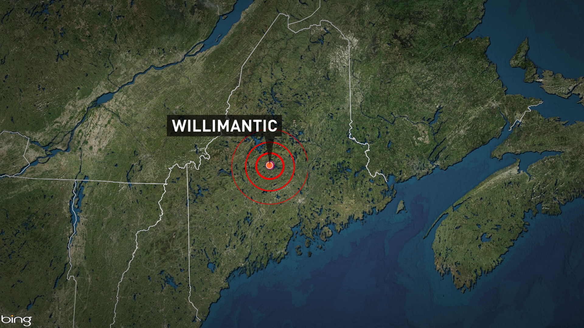 Maine's ninth quake of the year wobbles Willimantic